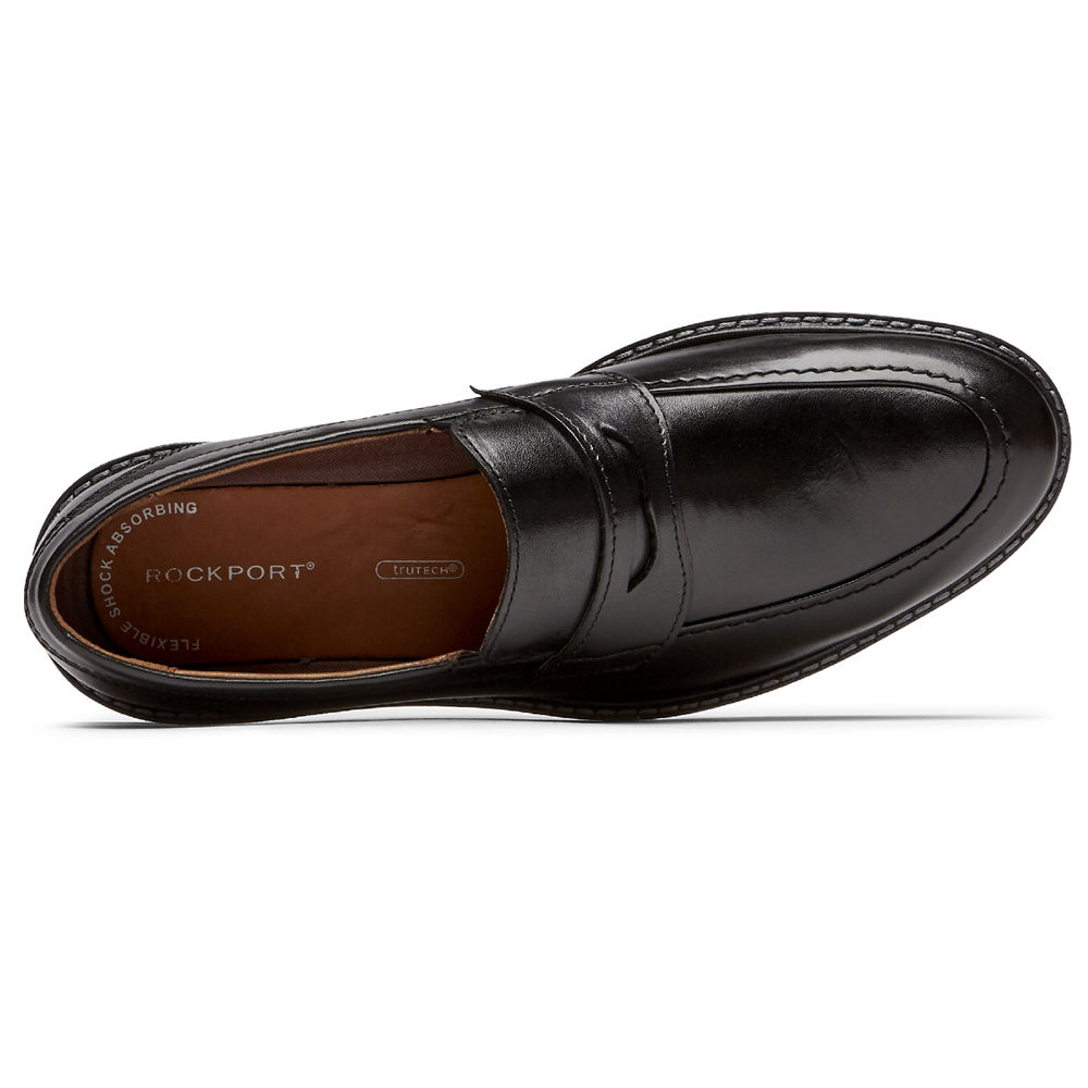 Rockport Loafers Herr Svarta - Kenton Penny - QFWVJ0854